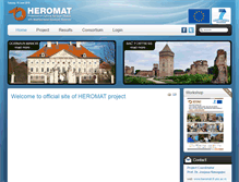 Tablet Screenshot of heromat.com